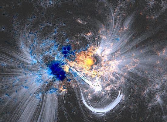 NASA拍摄震撼日冕环图像 如闻风声呼啸--贵州